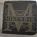 Monogram Slate Coaster 1-Each