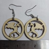 Earrings - Dragon Circle v2