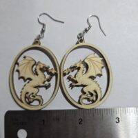 Earrings - Dragon Oval