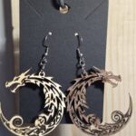 Earrings - Dragon Two Sided