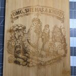 Cuttin Board - Has Knife